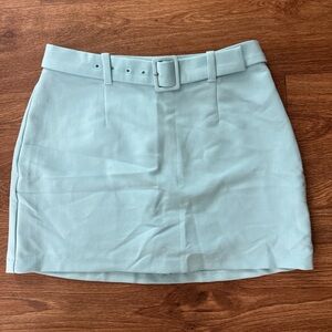 Abercrombie & Fitch Light Blue Mini Skirt